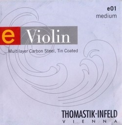 e01 Violin E, tin/carbon steel