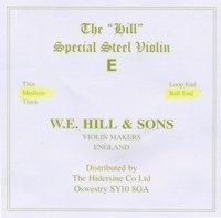 Hill Vln. E String,medium,ball
