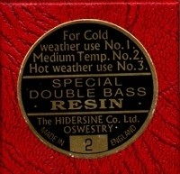 Hidersine Special Bass Rosin