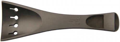 Tempel French Style Viola Tailpiece, Ebony with Boxwood fret