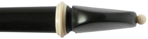 Tempel Hill Style Cello Peg, Ebony with Mammoth accents
