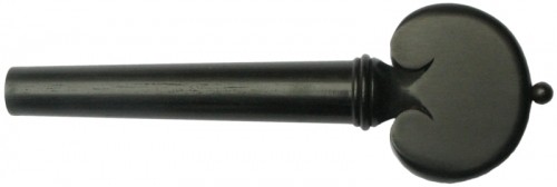 Tempel Heart Cello Peg, Ebony with Ebony accents