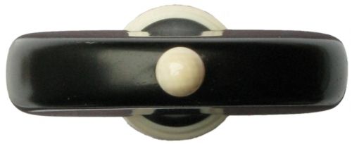 Tempel Heart Cello Peg, Ebony with Mammoth accents