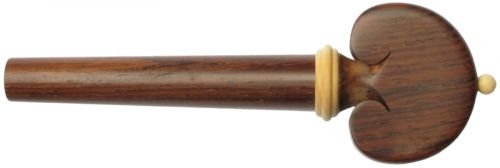 Tempel Heart Cello Peg, Rosewood with Boxwood accents