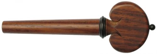 Tempel Heart Cello Peg, Rosewood with Ebony accents
