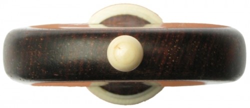 Tempel Heart Cello Peg, Rosewood with Mammoth accents