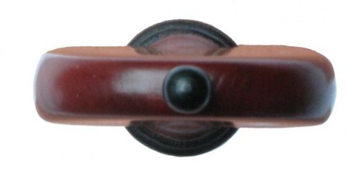 Tempel Heart Viola Peg, Boxwood with Ebony accents
