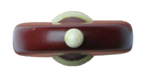 Tempel Heart Viola Peg, Boxwood with Mammoth accents