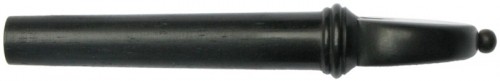 Tempel Heart Viola Peg, Ebony with Ebony accents