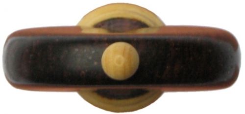 Tempel Heart Viola Peg, Rosewood with Boxwood accents