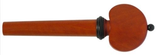 Tempel Hill Style Violin Peg, Boxwood with Ebony accents