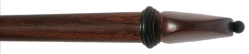 Tempel Hill Style Violin Peg, Rosewood with Ebony accents