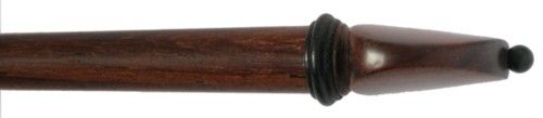Tempel Hill Style Violin Peg, Rosewood with Ebony accents