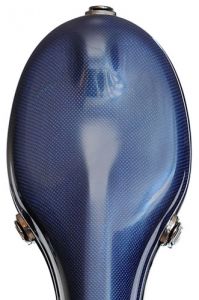 Carbon Cello Case, blue weave