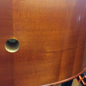 A. Eastman Bass, carved/gamba, Repaired